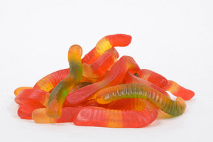 100mg Worm Gummies – 20 piece – 10mg CBD per piece