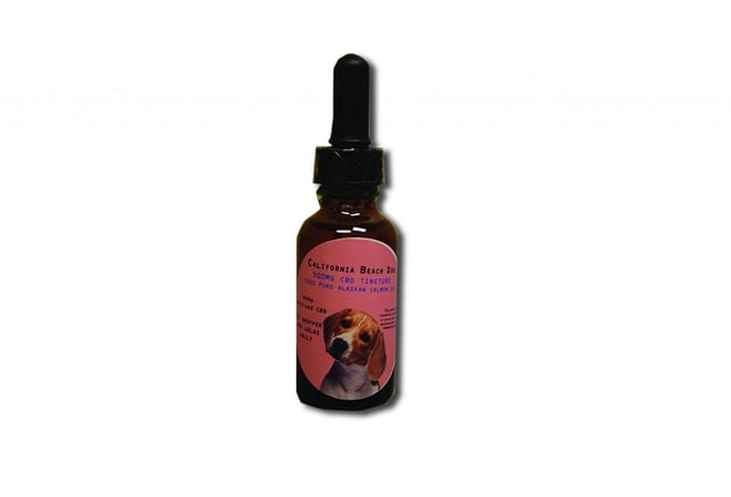 500 mg Alaskan Salmon CBD Pet Oil by California Beach Dog